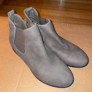 Gray Ankle Booties